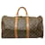Borsa Louis Vuitton Monogram Keepall 50 Marrone