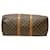 Borsa Louis Vuitton Monogram Keepall 50 Marrone - vista 3