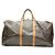 Louis Vuitton Monogram Keepall 55 Handtasche Braun