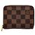 Monedero Zippy Damier Louis Vuitton Castaño