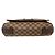 Borsa Louis Vuitton Damier Brooklyn MM N51211 Marrone - vista 3