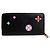 Cartera Zippy Epi Flower Louis Vuitton Negro - vista 2
