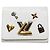 Cartera tríptico Louis Vuitton Portefeuille Twist Compact Blanco
