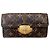 Cartera larga Louis Vuitton Portefeuille Sarah Monogram Etoile Castaño