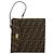 Borsa a Mano FENDI Zucca Canvas Nero Marrone Auth 180302A - vista 2