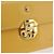 Borsa a mano Gianni Versace Vanity in pelle Giallo Oro Autentica BA12828 D'oro - vista 18