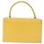 Borsa a mano Gianni Versace Vanity in pelle Giallo Oro Autentica BA12828 D'oro - vista 2