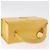 Borsa a mano Gianni Versace Vanity in pelle Giallo Oro Autentica BA12828 D'oro - vista 6