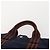 Hermès Borsa Fourre Tout HERMES 2 Set Cotton Black Navy Auth BA12675 Nero Blu navy - vista 14