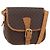 Céline Borsa a Spalla CELINE Macadam Canvas PVC Pelle Marrone Oro Auth BA12773 D'oro