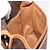 Céline Borsa a Spalla CELINE Macadam Canvas PVC Pelle Marrone Oro Auth BA12773 D'oro - vista 21