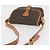 Céline Borsa a Spalla CELINE Macadam Canvas PVC Pelle Marrone Oro Auth BA12773 D'oro - vista 6