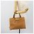 PRADA Tote Bag Leder Beige Silber Auth bs35304 - Ansicht 28