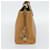 PRADA Tote Bag Leder Beige Silber Auth bs35304 - Ansicht 3