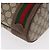Borsa GUCCI GG Supreme Web Sherry Line PVC Beige Oro 41 02 085 Auth BA12841 D'oro - vista 14
