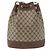 Borsa GUCCI GG Supreme Web Sherry Line PVC Beige Oro 41 02 085 Auth BA12841 D'oro - vista 2