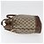 Borsa GUCCI GG Supreme Web Sherry Line PVC Beige Oro 41 02 085 Auth BA12841 D'oro - vista 4