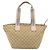 Borsa GUCCI GG Canvas Sherry Line Beige Oro 131230 Auth BA12928 D'oro - vista 2