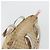 Borsa GUCCI GG Canvas Sherry Line Beige Oro 131230 Auth BA12928 D'oro - vista 6