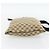 Borsa a Spalla GUCCI GG Canvas Beige Argento 132907 Auth 181277 - vista 5