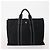 Hermès Borsa Fourre Tout HERMES Cotton 3 Set Black Gray Auth BA12670 Marrone Nero - vista 10