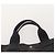 Hermès Borsa Fourre Tout HERMES Cotton 3 Set Black Gray Auth BA12670 Marrone Nero - vista 6