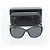 Occhiali da sole CHANEL Matelasse in plastica e pelle di agnello nera CC Auth BA12975M Nero - vista 12