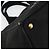 Borsa PRADA Canapa MM in tela 2way Nero Oro Auth 180606 D'oro - vista 17