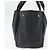 BALENCIAGA Navy Kabas S Tote Bag Leder Schwarz Silber 339933 Auth 180690 - Ansicht 4