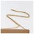 Borsa a tracolla con catena Christian Dior in pelle beige e oro Auth BA12791 D'oro - vista 8