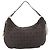 Bulgari Borsa a Spalla BVLGARI Logo Mania Tela Marrone Oro Auth bs35281 D'oro - vista 2