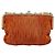 Borsa a Spalla Miu Miu Matelasse Pelle Orange Gold Auth 181161 D'oro Arancione - vista 13