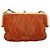 Borsa a Spalla Miu Miu Matelasse Pelle Orange Gold Auth 181161 D'oro Arancione - vista 2
