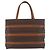 Céline Borsa CELINE Macadam in tela e pelle PVC marrone oro Auth 181540 D'oro - vista 13