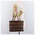 Céline Borsa CELINE Macadam in tela e pelle PVC marrone oro Auth 181540 D'oro - vista 28