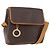 Céline Borsa a Spalla CELINE Macadam Canvas PVC Pelle Marrone Oro Auth 179841 D'oro