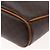 Céline Borsa a Spalla CELINE Macadam Canvas PVC Pelle Marrone Oro Auth 179841 D'oro - vista 16