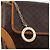 Céline Borsa a Spalla CELINE Macadam Canvas PVC Pelle Marrone Oro Auth 179841 D'oro - vista 17