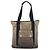 CHANEL Tote Bag Nylon Braun Silber CC Authentisch 180588 - Ansicht 13