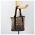 CHANEL Tote Bag Nylon Braun Silber CC Authentisch 180588 - Ansicht 23