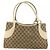 Borsa Tote GUCCI GG Canvas Beige Argento 113015 Auth 179900 - vista 13