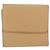 Cartera Trifold CHANEL de cuero Beige Gold CC Auth BA12653 Dorado - vista 2