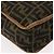 Borsa a Spalla FENDI Zucca Canvas Nero Marrone Auth 180611 - vista 15