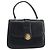 Borsa GUCCI in pelle blu navy e oro Auth ka4422 D'oro