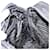 Borsa a tracolla PRADA Nylon Nero Argento Auth 179291 - vista 22