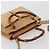 GUCCI Bamboo Handtasche Wildleder 2way Beige Gold 000 1364 0316 Auth 181173 Golden - Ansicht 6