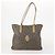 Tote Bag SAINT LAURENT PRADA Canvas PVC 2 Set Beige Auth BA12662 - Ansicht 2