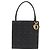 Borsa Christian Dior Lady Dior in pelle di agnello nera e oro Auth 181559SAM Nero D'oro - vista 13