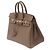 Hermès Borsa HERMES Birkin 25 in Pelle Étoupe - 103575 Taupe - vista 5