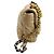 Chanel 19 Schultertasche mit Klappe aus gestepptem beigem Lammleder 2020 Größe Medium mit Mix-Metal-Hardware - Ansicht 2